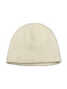 【中古】emmi◆ニットキャップ/--/WHT/無地/レディース/13wgh244307//【服飾雑貨他】