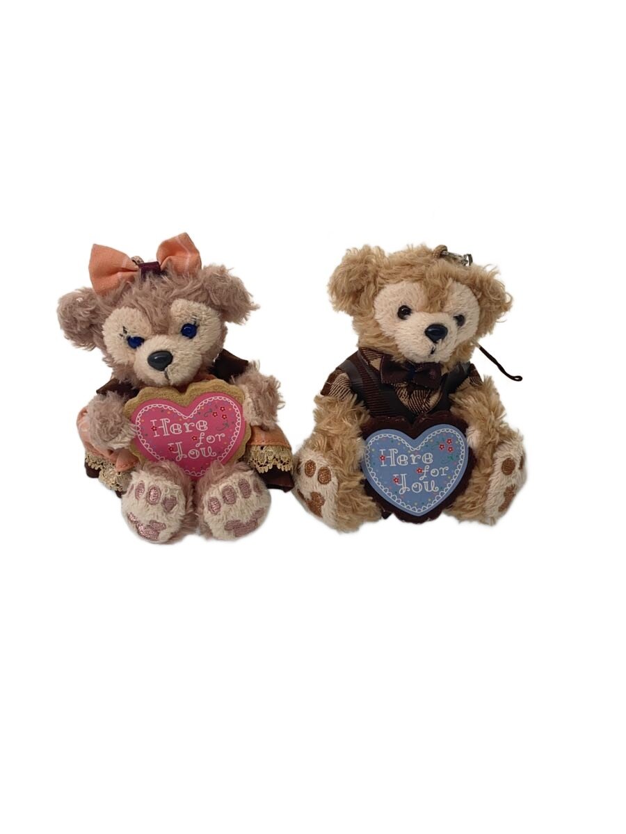 【中古】Disney RESORT◆ぬいぐるみストラップ/スウィート/2012/ダッフィー&シェリーメイ/タグ無【ホビー】
