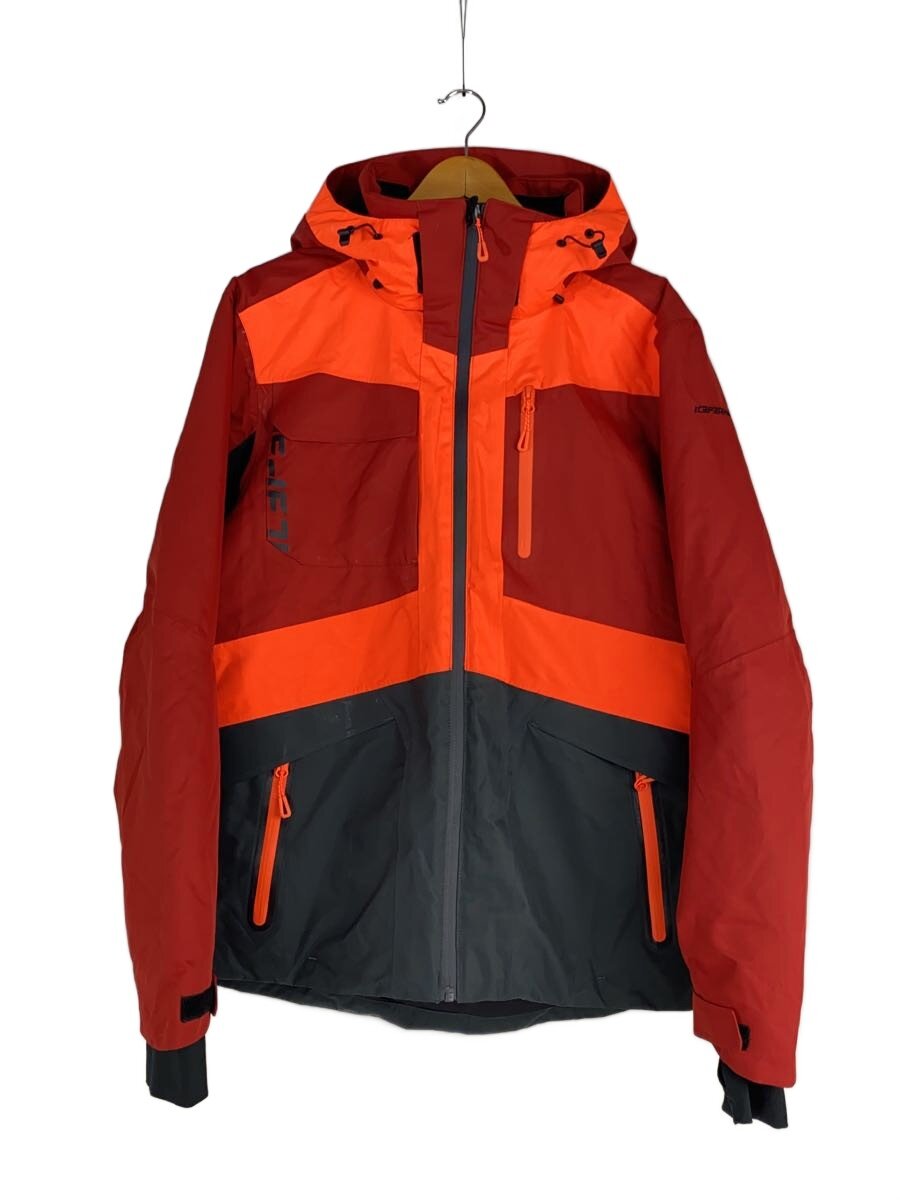 【中古】ICEPEAK◆スキーウェアー/ジャケット/L/オレンジ//【スポーツ】