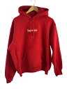 【中古】Supreme◆ボックスロゴ/23FW/パーカー/M/コットン/RED/無地【メンズウェア】