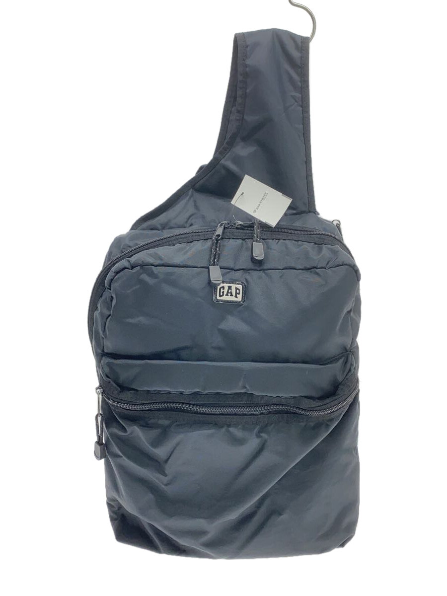 【中古】GAP◆OLDGAP/ワンショルダーバッグ/ナイロン/BLK【バッグ】