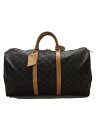 【中古】LOUIS VUITTON◆キーポル50_モノグラム_BRW/PVC/BRW【バッグ】