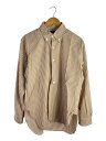 【中古】Needles◆長袖シャツ/M/コットン/BEG/ストライプ/PU256/PINHOLE REGULAR COLLAR EDW S【メンズウェア】(4)