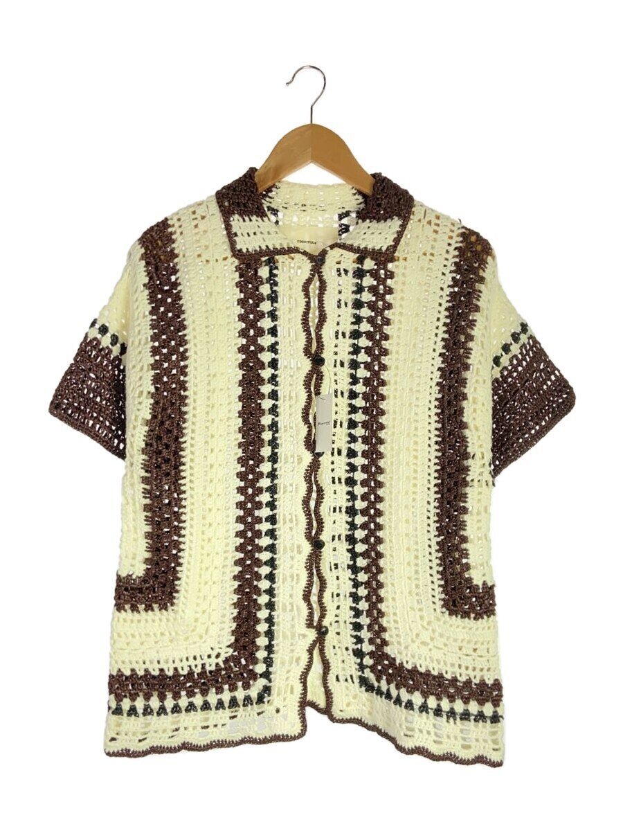 上身 - 【中古】TODAYFUL◆Crochet Over Shirts/半袖シャツ/FREE/ポリエステル/BRW/総柄/12310514【レディースウェア】