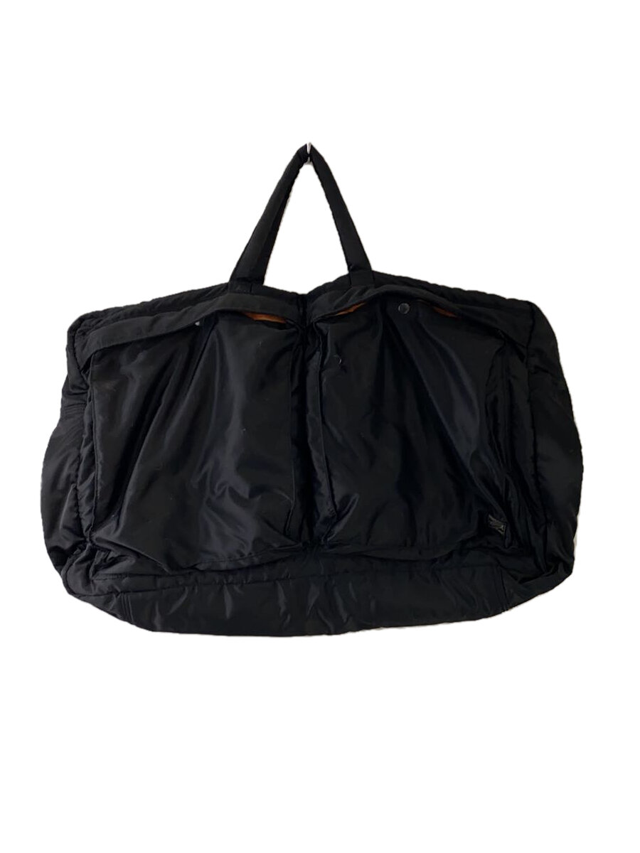 【中古】PORTER◆TANKER/ボストンバッグ/ナイロン/BLK//【バッグ】