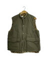 【中古】orSlow◆クロスリバーシブルベスト/フリースベスト/2/コットン/00-9023【メンズウェア】