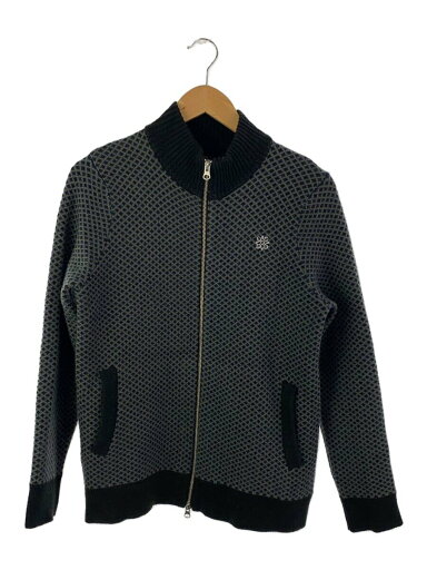 【中古】St ANDREWS/ニットブルゾン/ジャケット/M/アクリル/総柄【メンズウェア】 【中古】St ANDREWS/ニットブルゾン/ジャケット/M/アクリル/総柄【メンズウェア】