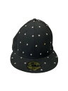 【中古】NEW ERA◆キャップ/7 5/8/ウール/BLK/総柄/メンズ【服飾雑貨他】(4)