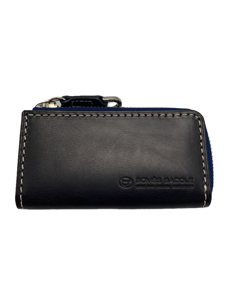 【中古】SOMES SADDLE◆キーケース/レザー/NVY/メンズ/4連【服飾雑貨他】