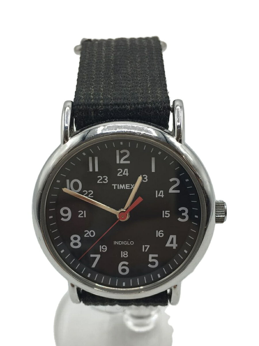 【中古】TIMEX◆クォーツ腕時計/アナ