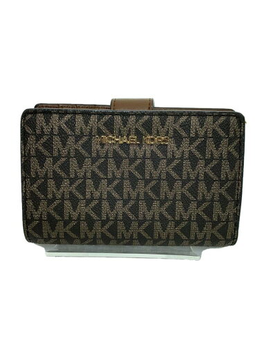 【中古】MICHAEL KORS◆財布/レザー/BRW/総柄/レディース/av-2206【服飾雑貨他】 【中古】MICHAEL KORS◆財布/レザー/BRW/総柄/レディース/av-2206【服飾雑貨他】