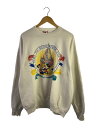 【中古】Disney◆90s/USA製/Disney World/スウェット/XL/コットン/WHT【メンズウェア】