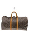 【中古】LOUIS VUITTON◆キーポル55_モノグラム・キャンバス_BRW/PVC/BRW【バッグ】(4)