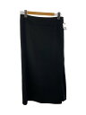 【中古】YOHJIYAMAMOTO+NOIR◆サイドジップロングスカート/3/ウール/BLK/無地/NV-S03-106【レディースウェア】