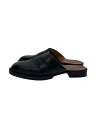 【中古】Hender Scheme◆CHEAK/cheak/チーク/ミュール/箱有/ローファー/5/BLK/レザー【シューズ】(4)