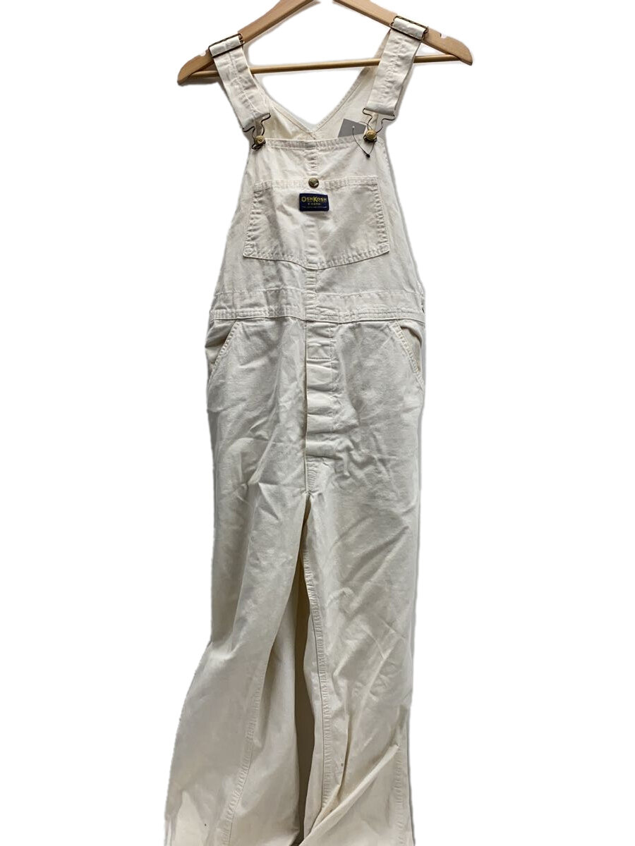 【中古】OshKosh◆オーバーオール/--/--/WHT【メンズウェア】