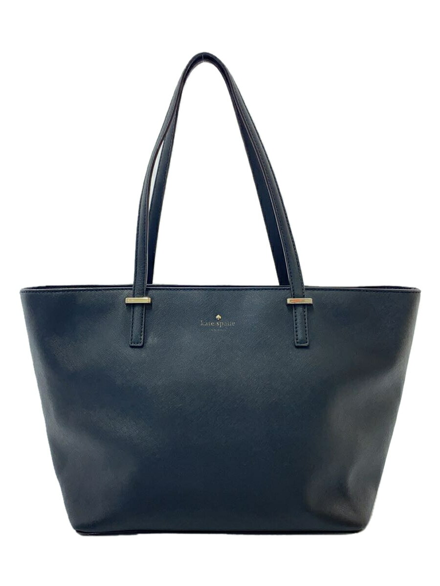 【中古】kate spade new york◆トートバッグ/PVC/ブラック/無地/PXRU4545【バッグ】