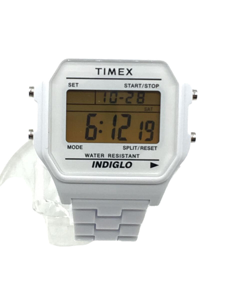 【中古】TIMEX◆クォーツ腕時計/デジ