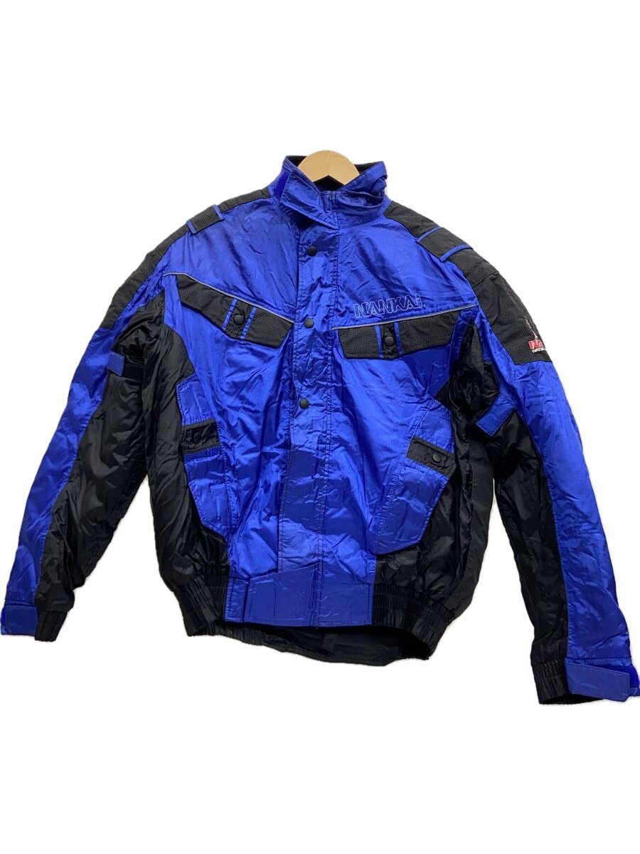 【中古】NANKAI◆ライディングウェア/バイカーウェア/肩、肘、背中サポーター付き/スポーツウェアー/LL/BLU【スポーツ】