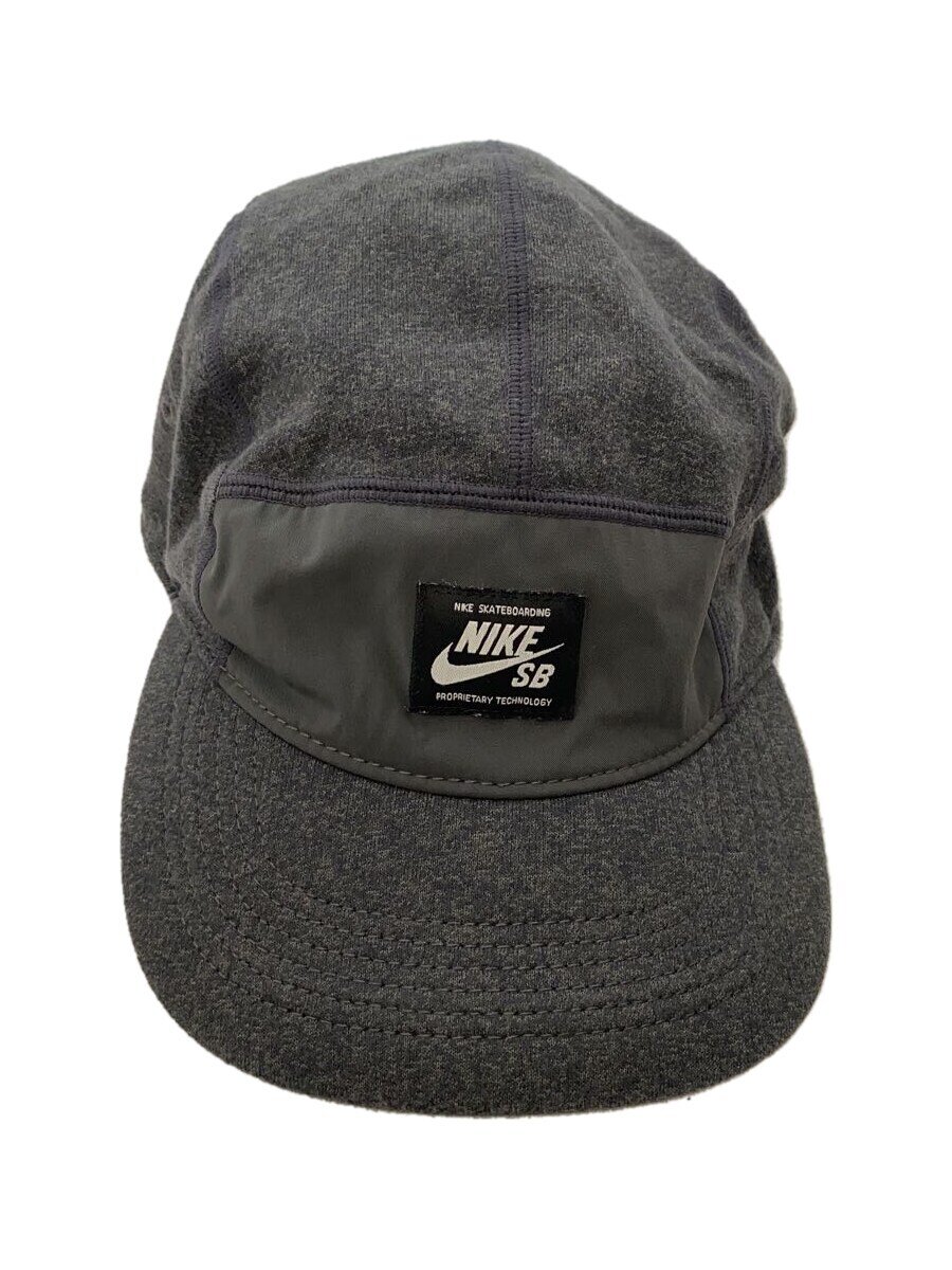 【中古】NIKE SB◆キャップ/FREE/コットン/GRY/無地/メンズ【服飾雑貨他】