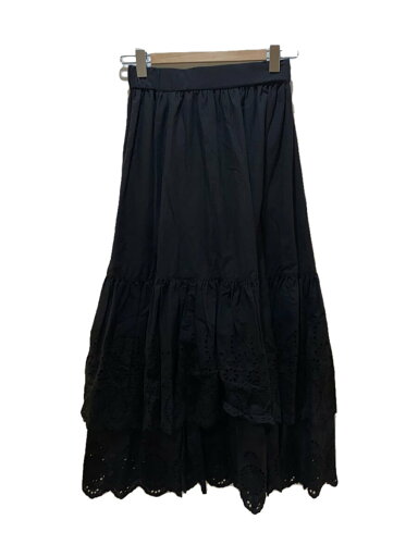 【中古】SINME◆ロングスカート/M/コットン/ブラック/SS14-16【レディースウェア】 【中古】SINME◆ロングスカート/M/コットン/ブラック/SS14-16【レディースウェア】