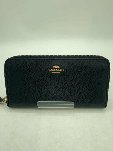 【中古】COACH◆長財布/レザー/BLK/無地/メンズ【服飾雑貨他】 【中古】COACH◆長財布/レザー/BLK/無地/メンズ【服飾雑貨他】
