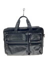 【中古】TUMI◆ラージ エクスパンダブル/ブリーフケース/レザー/BLK/96160d4//【バッグ】