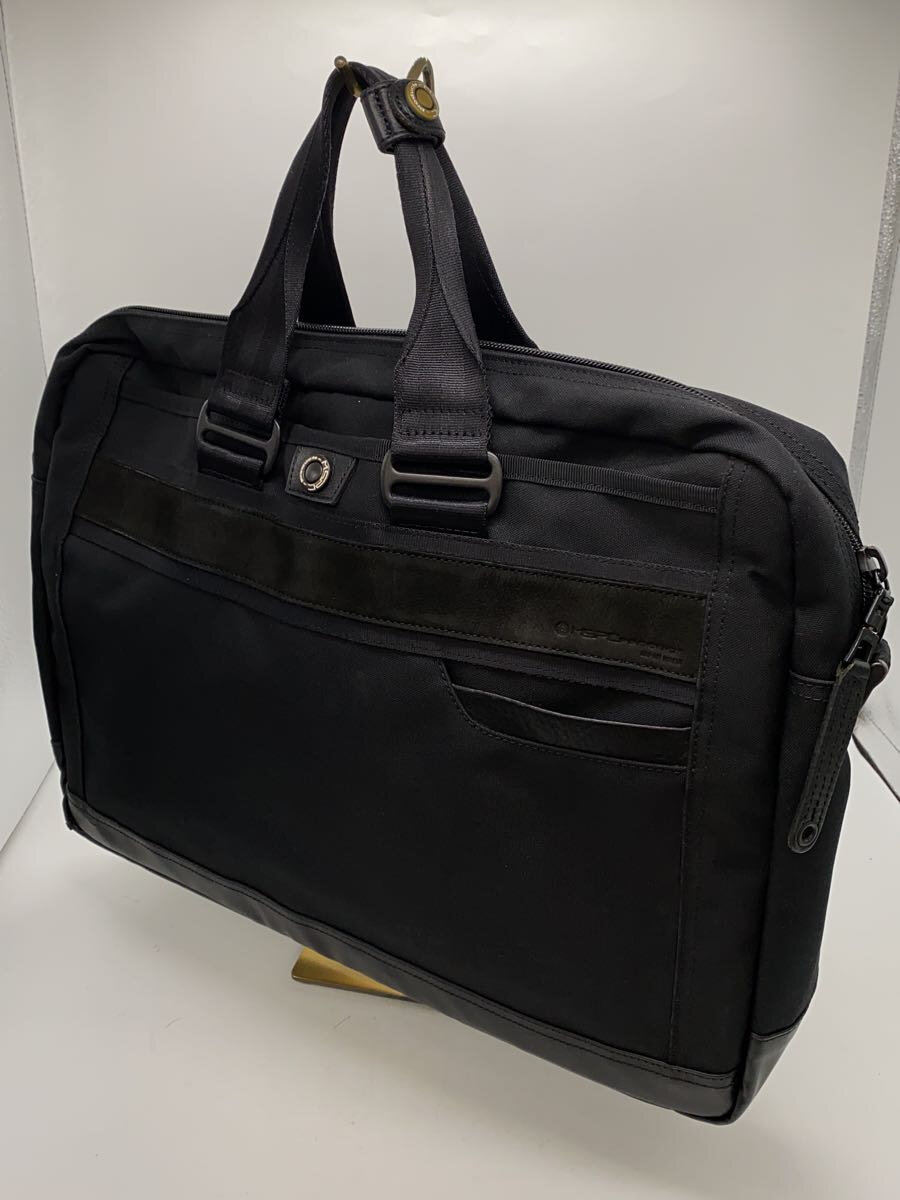 【中古】MASTERPIECE◆ブリーフケース/--/BLK/無地/角スレ有【バッグ】
