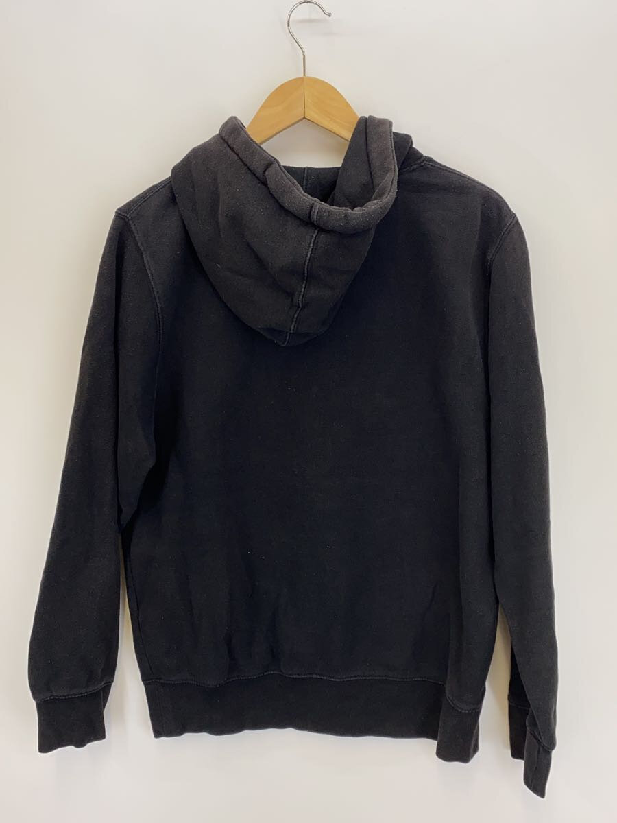 【中古】STUSSY◆PYTHON DESIGN HOODIE/パーカー/M/コットン/BLK/プリント【メンズウェア】