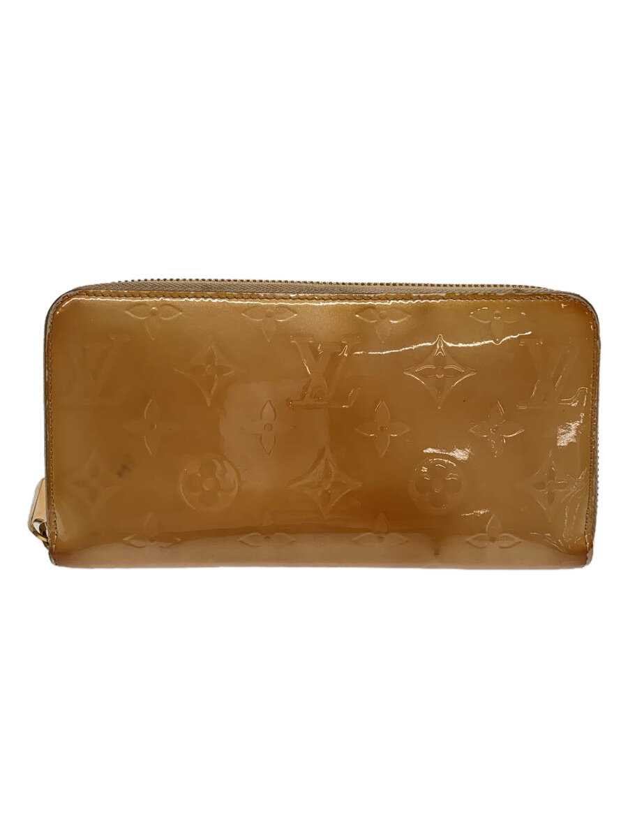 【中古】LOUIS VUITTON◆ジッピー・ウォレット_モノグラム・ヴェルニ_PNK/エナメル/PNK/レディース【服飾雑貨他】