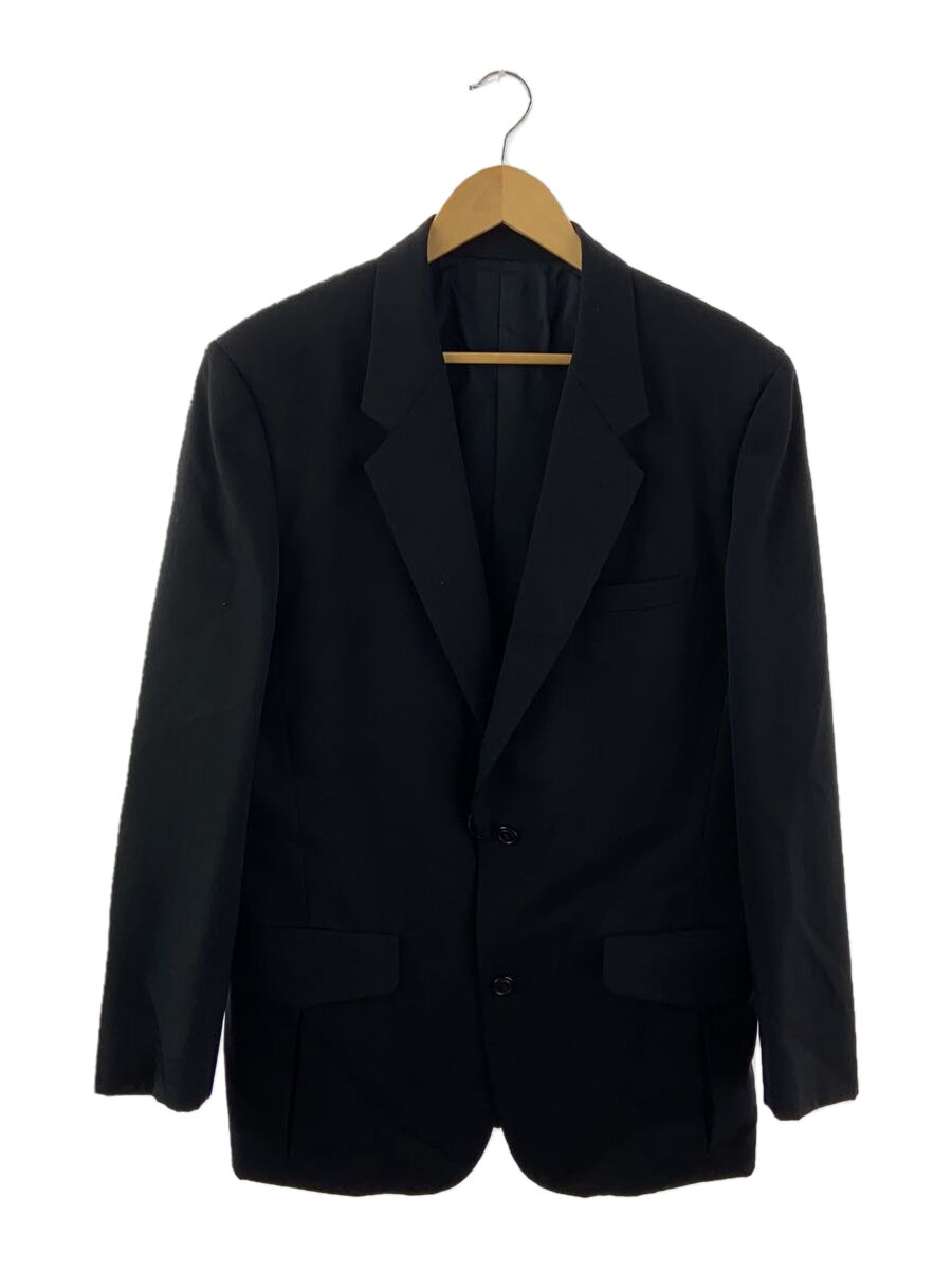 【中古】ISSEY MIYAKE MEN◆テーラードジャケット/M/ウール/BLK【メンズウェア】