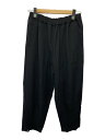 【中古】COMME des GARCONS COMME des GARCONS◆ワイドイージパンツ/M/ウール/BLK/RO-O003/AD2023【レディース...