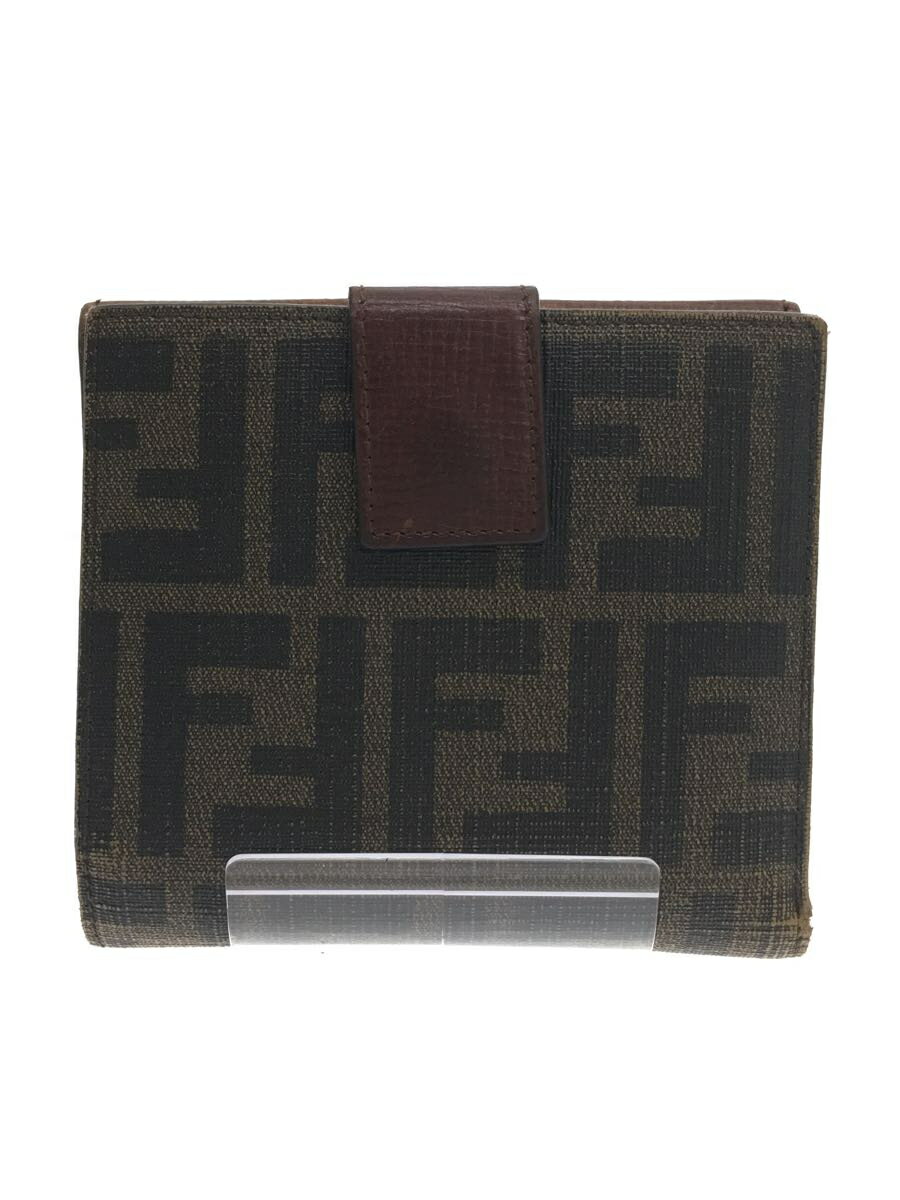 【中古】FENDI◆ズッカ/2つ折り財布/P