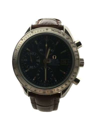 【中古】OMEGA◆自動巻腕時計/アナログ/--/BLK/BRW/20240309日差+10【服飾雑貨他】 【中古】OMEGA◆自動巻腕時計/アナログ/--/BLK/BRW/20240309日差+10【服飾雑貨他】