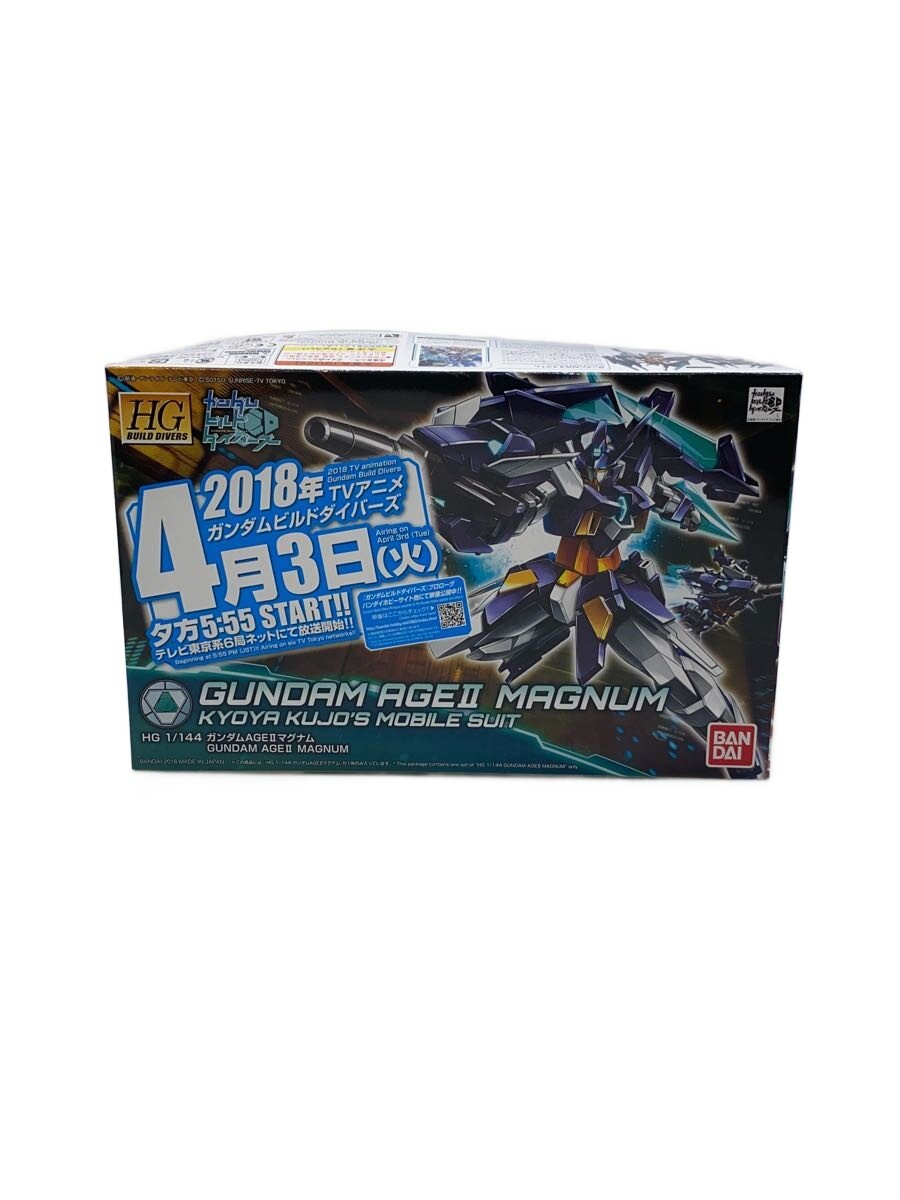 【ブランド】BANDAI 【ブランドカナ】バンダイ 【型番】 【程度】B 【カラー】 【キーワード】　　 2026/07/10 セカンドストリート中田店 【2015】【中古】BANDAI◆プラモデル/ガンプラ HG 1/144 ガンダムAGEIIマグナム ガンダムビルドダイバ【ホビー】 ブランド BANDAI 型番 カラー 実寸（cm） 【プラモデル】 幅：30 / 高さ：19 / 奥行：7 【その他】 その他サイズ：/ 商品は　セカンドストリート中田店の店頭にて販売しております。商品に関するお問合わせは、お電話(TEL:022-306-2377)にて、問合わせ番号：2231031043867をお伝えください。 配送方法やお支払い方法に関するお問い合わせは、サポートセンターまでご連絡をお願いします。 ※お電話の対応は営業時間内のみとなります。お問い合わせフォームでお問い合わせの際はご注文番号をご記入下さい この商品に関する出品店舗からのコメント HG　1/144　ガンダムAGEIIマグナム ガンダムビルドダイバーズ 初回限定パッケージ版店頭に出しているため、画像には載ってないキズ・汚れが生じるがありますのでご理解の上お買上お願いします