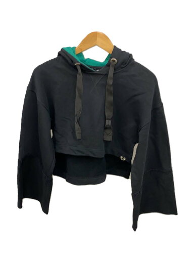 【中古】DIESEL◆パーカー/S/コットン/BLK//【レディースウェア】 【中古】DIESEL◆パーカー/S/コットン/BLK//【レディースウェア】