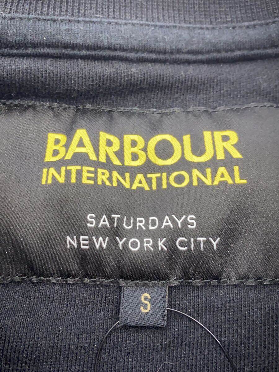 【中古】Barbour◆スウェット/S/コットン/BLK【メンズウェア】
