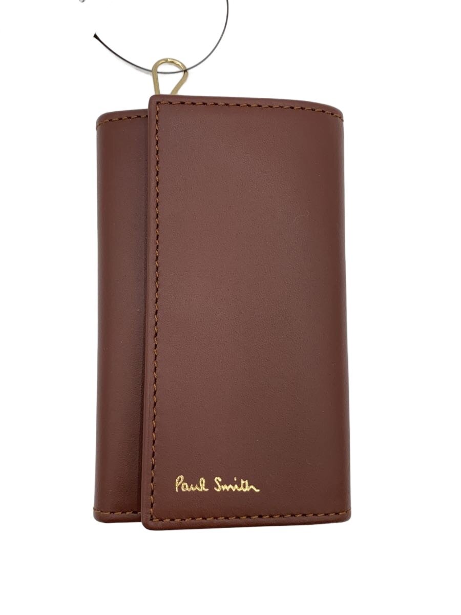 Leather - 【中古】Paul Smith◆キーケース/レザー/BRW/メンズ【服飾雑貨他】