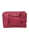 【中古】COACH◆ショルダーバッグ/レザー/PNK/無地【バッグ】