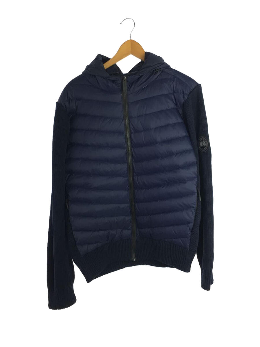 【中古】CANADA GOOSE◆ダウンジャケット/L/ウール/6800M/HyBridgeR Quilted Knit Hood【メンズウェア】