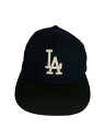 【中古】NEW ERA◆キャップ/7 1/8/ポリエステル/NVY/無地/メンズ【服飾雑貨他】(4)