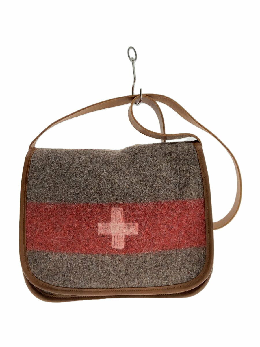 【中古】KARLEN SWISS/ショルダーバッグ/ウール/GRY/総柄【バッグ】
