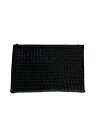 【中古】BOTTEGA VENETA◆セカンドバッグ/レザー/BLK/イントレチャート/B07727738X//【バッグ】