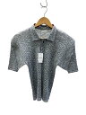 【中古】PLEATS PLEASE ISSEY MIYAKE◆プリーツ/メランジ転写 ブラウス/3/ポリエステル/無地/PP86-JK765【レディースウェア】