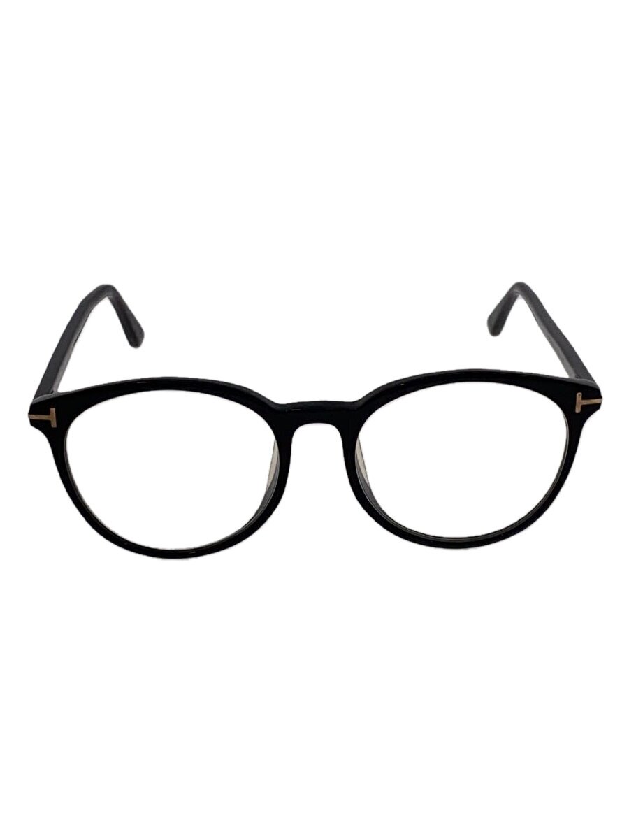 【中古】TOM FORD◆ウェリントングラス/メガネ/プラスチック/BLK/CLR/メンズ/TF5446-D//【服飾雑貨他】