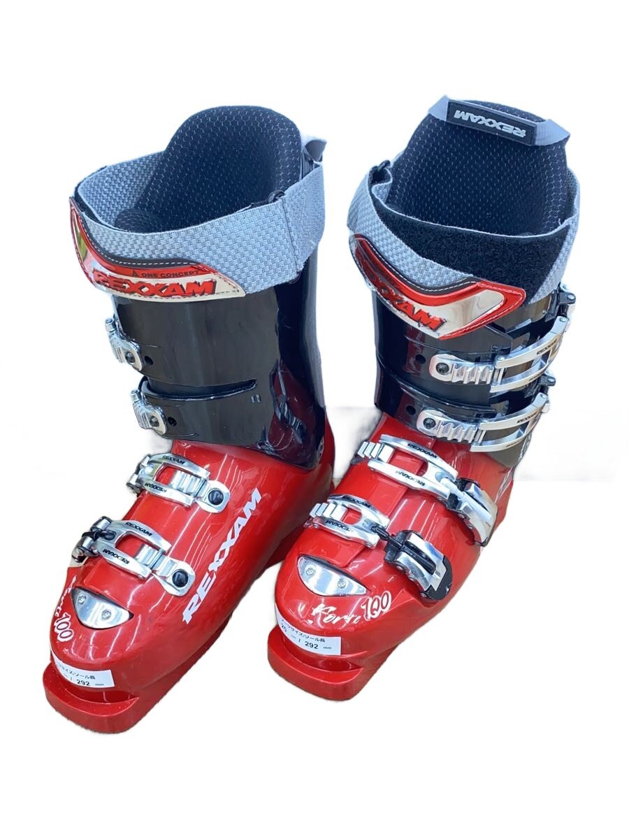 【中古】REXXAM◆スキーブーツ/25cm/RED/アダルト【スポーツ】
