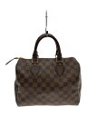 【中古】LOUIS VUITTON◆2)スピーディ25_ダミエ・エベヌ_BRW/PVC/BRW/N41365【バッグ】
