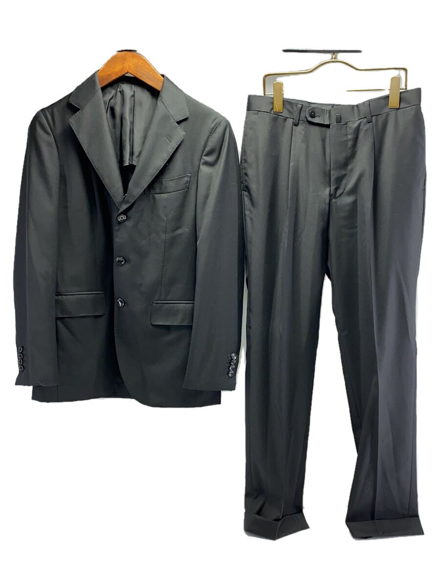 【中古】BEAMS F◆ビームスエフ/21-17-1557-264/セットアップ/44/ウール/ブラック【メンズウェア】