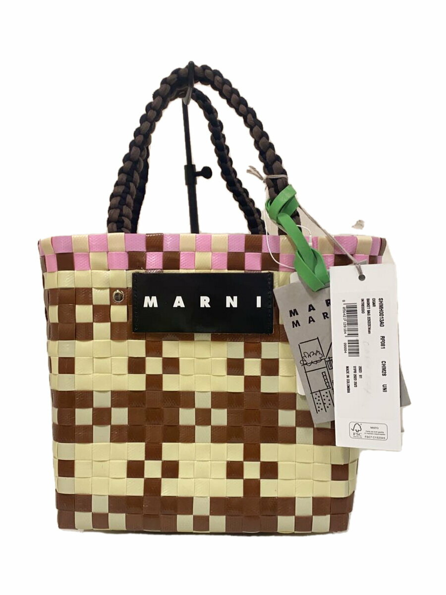【中古】MARNI◆ハンドバッグ/--/BRW/SHMH0013A0【バッグ】