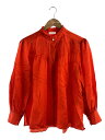 【中古】BALLSEY◆長袖ブラウス/36/コットン/レッド/11-01-41-01010【レディースウェア】(4)